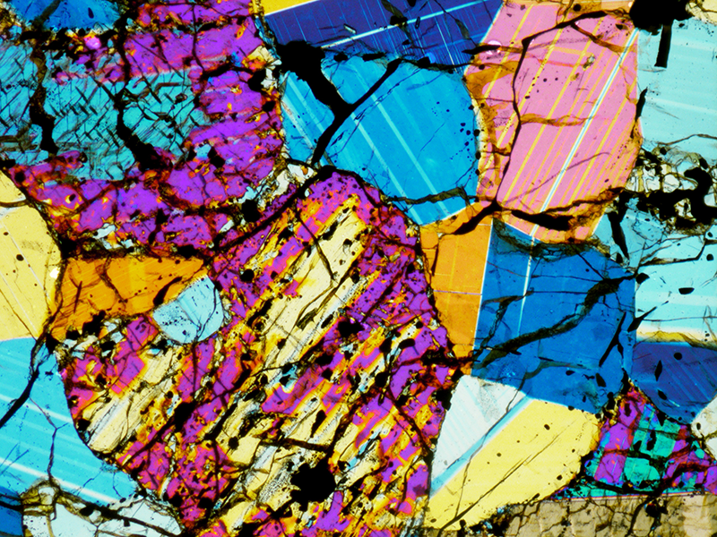 Meteorite Thin Section.